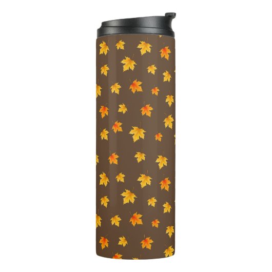Herfst Maple Leaves Thermosbeker (Gedraaid links)
