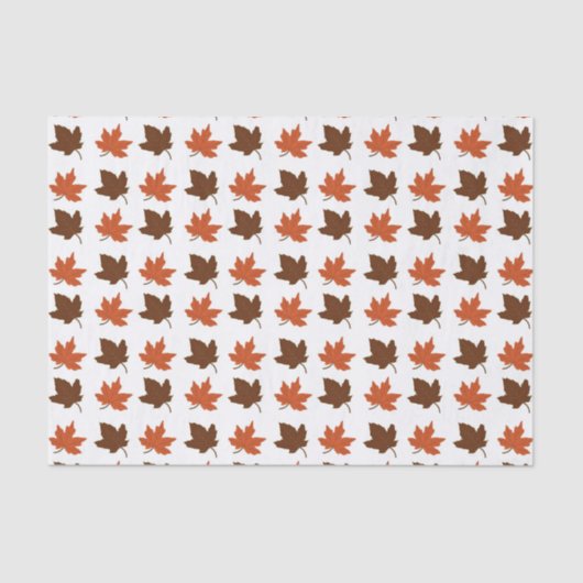 Herfst Maple Leaves Tissuepapier (Voorkant)