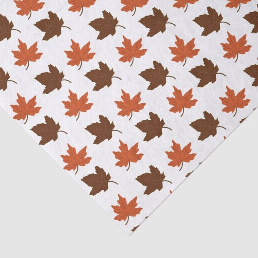 Herfst Maple Leaves Tissuepapier (Detail)
