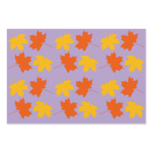 Herfst Maple Leaves Wrapping Pap Flat Sheet Set va