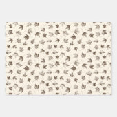 Herfst Maple lekt op room - naadloos patroon. Inpakpapier Vel (Voorkant)
