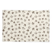 Herfst Maple lekt op room - naadloos patroon. Kussensloop (Achterkant)