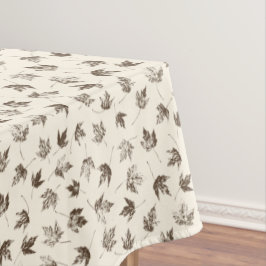 Herfst Maple lekt op room - naadloos patroon. Tafelkleed