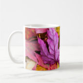 Herfst maple tree leaf kleurful najaarsnatuur koffiemok (Links)