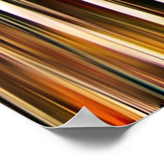 Herfst maple tree modern najaar bos poster (Hoek)