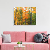 Herfst Maple Trees Autumn Natuur Fotografie Canvas Afdruk (Insitu (Woonkamer))