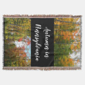 Herfst Maple Trees Autumn Natuur Fotografie Deken (Voorkant)