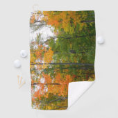 Herfst Maple Trees Autumn Natuur Fotografie Golfhanddoek (Insitu)