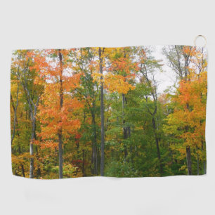 Herfst Maple Trees Autumn Natuur Fotografie Golfhanddoek