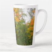Herfst Maple Trees Autumn Natuur Fotografie Latte Mok (Rechts)