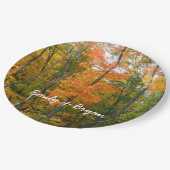 Herfst Maple Trees Autumn Natuur Fotografie Papieren Bordje (Gekanteld)