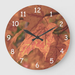 Herfst Maple verlaat HDR Grote Klok