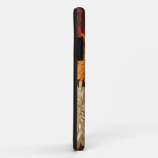 Herfst Marigolds Chrysanten en Asters Patroon Case-Mate iPhone Case (Achterkant/rechts)