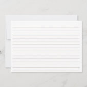 Herfst Market Basket Vrijgezellenfeest Recept Kaar Kaart (Achterkant)