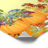 Herfst Markt Pompoen Patch Boerderij Harvest Truck Poster (Hoek)