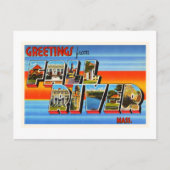 Herfst Massachusetts MA Old Travel Souvenir Briefkaart (Voorkant)