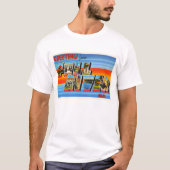 Herfst Massachusetts MA Old Travel Souvenir T-shirt (Voorkant)