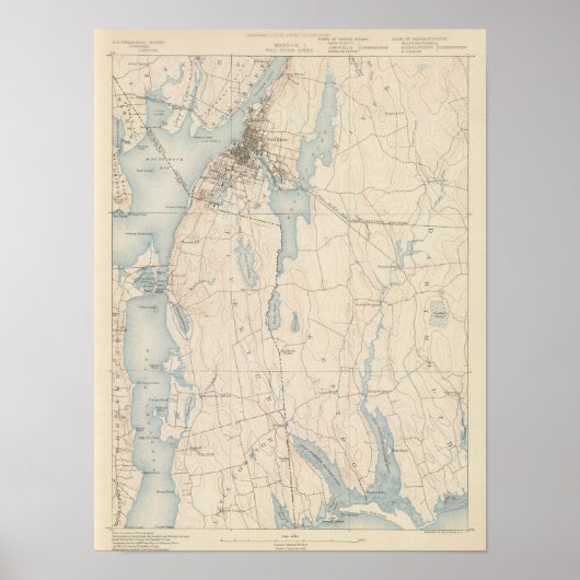 Herfst, Massachusetts Poster (Voorkant)