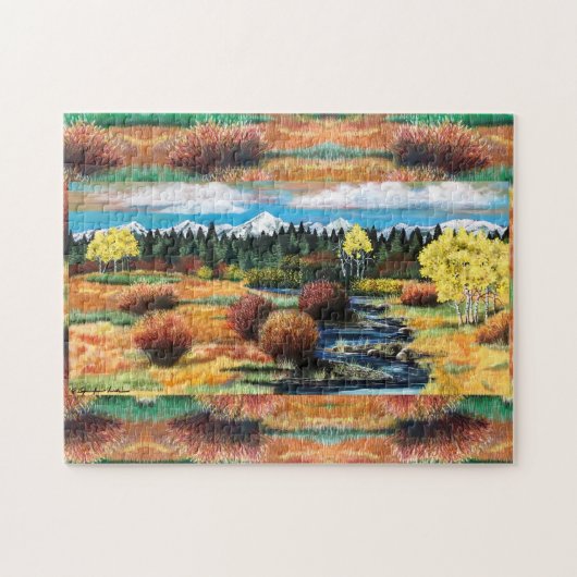 Herfst Meadow Puzzle Goodluck Legpuzzel (Horizontaal)