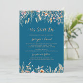 Herfst Meadow Wild Floral Wij doen nog steeds Gelo Kaart (Staand voorkant)