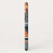 Herfst meer zwaan landschapsontwerp Case-Mate iPhone case (Achterkant/links)