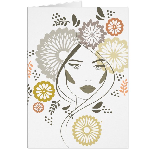 Herfst meisje portret (Voorkant)