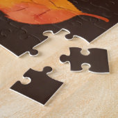 Herfst Meisje Puzzel (Zijkant)