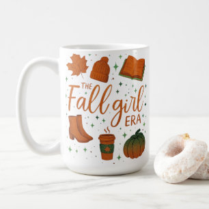 Herfst meisje tijdperk mok, herfst meisje shirt ca koffiemok
