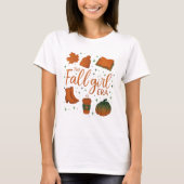 herfst meisje tijdperk shirt, Herfst meisje shirt  (Voorkant)