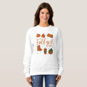 herfst meisje tijdperk sweatshirt, Herfst meisje s Trui (Voorkant volledig)