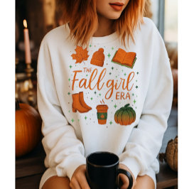 herfst meisje tijdperk sweatshirt, Herfst meisje s Trui