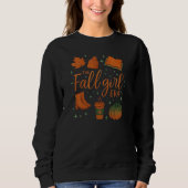 herfst meisje tijdperk sweatshirt, Herfst meisje s Trui (Voorkant)
