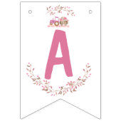 Herfst Meisje Tractor Verjaardagsuitnodiging Vlaggetjes (Derde vlag)