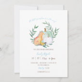 Herfst met Baby shower Kaart (Voorkant)