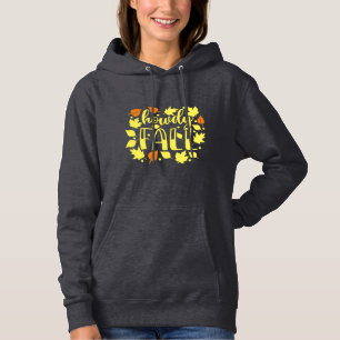 Herfst met bladeren hoodie