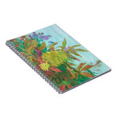 Herfst met chrysanthemum en herfstblad notitieboek (Rechterzijde)