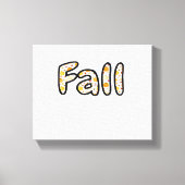 Herfst met pompoen Achtergrond Herfstseizoen Print (Voorkant)