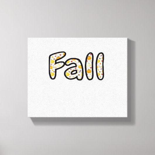 Herfst met pompoen Achtergrond Herfstseizoen Print (Voorkant)