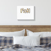 Herfst met pompoen Achtergrond Herfstseizoen Print (Insitu (Slaapkamer))