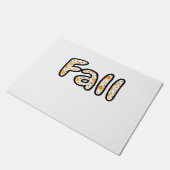 Herfst met pompoen Achtergrond Herfstseizoen Print Deurmat (Schuin)