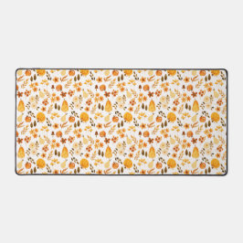 Herfst met pompoenen, bladeren: herfstelegantie bureaumat