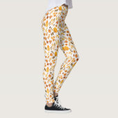 Herfst met pompoenen, bladeren: herfstelegantie leggings (Rechts)