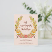 herfst met vakantie bewegend briefkaart (Staand voorkant)