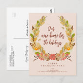 herfst met vakantie bewegend briefkaart (Voorkant / Achterkant)