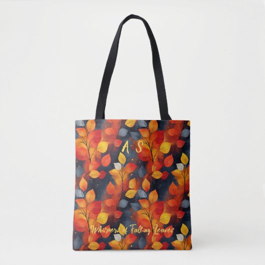 Herfst met Whispers of Falling Leaves Cosy Charm Tote Bag (Voorkant)