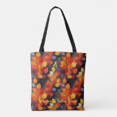 Herfst met Whispers of Falling Leaves Cosy Charm Tote Bag (Achterkant)
