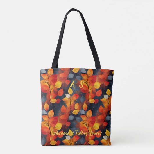Herfst met Whispers of Falling Leaves Cosy Charm Tote Bag (Achterkant)