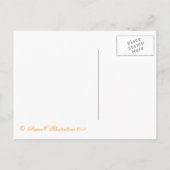 Herfst met witte kind briefkaart (Achterkant)