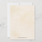 herfst met witte pompoenen - uitnodiging voor het  (Achterkant)