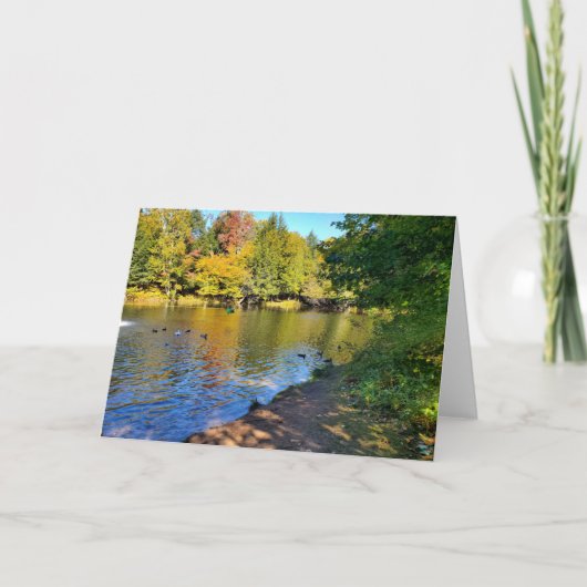 Herfst Michigan Bedankkaart (Voorkant)